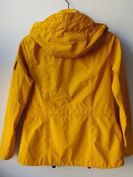 Barbour Raincoat Yellow Gold Women's 4 - Picture 3 of 9